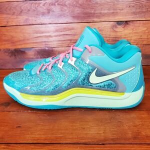 Nike KD17 Basketball Shoes Men 11.5 Wmn 13 Vapor Green Bahamas Jonquel Jones New